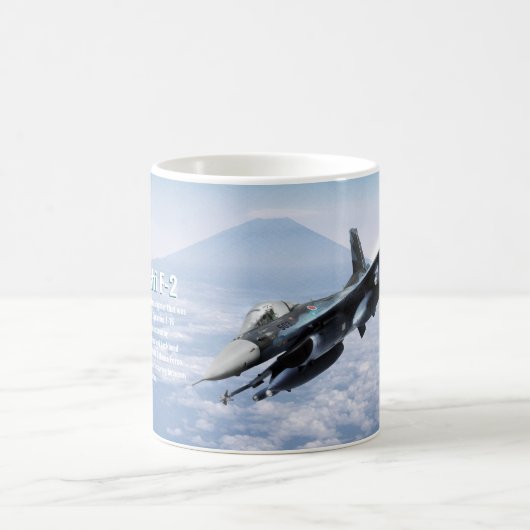 Aviation Art Mug "Mitsubishi F-2" Kaffeetasse (Mittel)