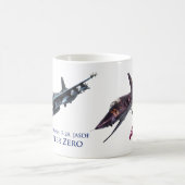 Aviation Art Mug "Mitsubishi F-2 & Northrop F-5E " Kaffeetasse (Mittel)