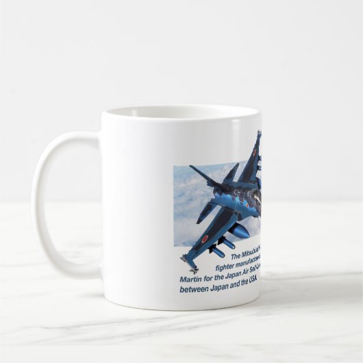 Aviation Art mug "Mitsubishi F-2 Viper Zero" Kaffeetasse (Links)