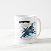 Aviation Art mug "Mitsubishi F-2 Viper Zero" Kaffeetasse (VorderseiteRechts)