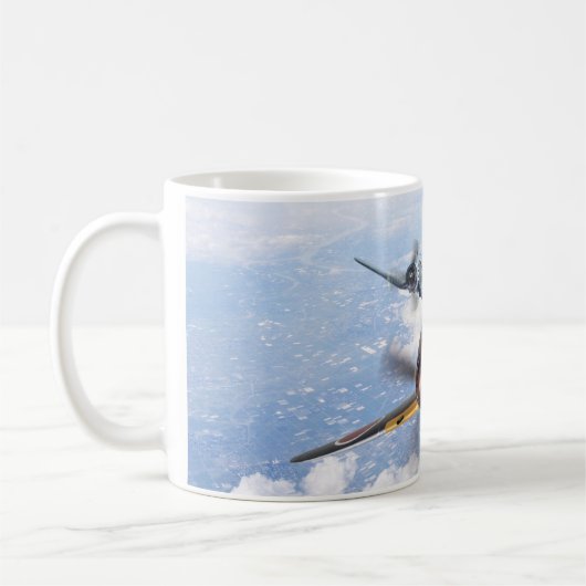 Aviation Art mug "Mitsubishi J2M Raiden"Jack" Kaffeetasse (Links)