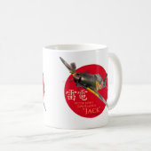 Aviation Art mug "Mitsubishi J2M Raiden " Kaffeetasse (VorderseiteRechts)