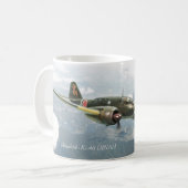 Aviation Art mug "Mitsubishi Ki-46 DINAH" Kaffeetasse (Vorderseite Links)