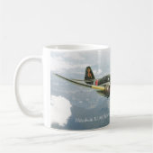 Aviation Art mug "Mitsubishi Ki-46 DINAH" Kaffeetasse (Links)