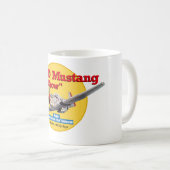 Aviation Art Mug "North American P-51 Mustang" Kaffeetasse (VorderseiteRechts)