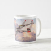 Aviation Art mug "P-38 Lightning" Kaffeetasse (VorderseiteRechts)