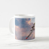 Aviation Art mug "P-38 Lightning" Kaffeetasse (Vorderseite Links)