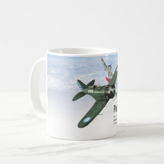 Aviation Art Mug "Polikarpov I-16" Kaffeetasse (Vorderseite Links)