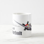 Aviation Art mug "Republic P-47 Thunderbolt" Kaffeetasse (Mittel)