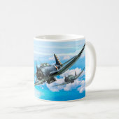 Aviation Art Mug "SBD Dauntless" Kaffeetasse (VorderseiteRechts)