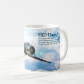 Aviation Art Mug "SBD Dauntless" Kaffeetasse (VorderseiteRechts)
