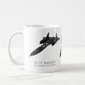 Aviation Art Mug "SR-71 Blackbird" Kaffeetasse (Links)