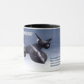 Aviation Art Mug "SR-71 Blackbird" Tasse (Zentrum)