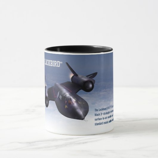 Aviation Art Mug "SR-71 Blackbird" Tasse (Zentrum)