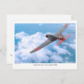 Aviation Art Postcard "九 式 艦 攻 撃 七 B5N2 Kate Postkarte (Vorne/Hinten)
