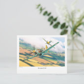 Aviation Art Postcard "Dewoitine D.520" Postkarte (Stehend Vorderseite)