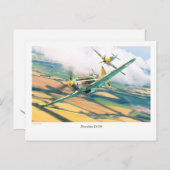 Aviation Art Postcard "Dewoitine D.520" Postkarte (Vorne/Hinten)