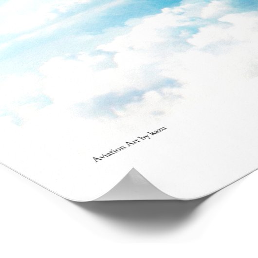 Aviation Art Poster "Convair F-106 Delta Dart" (Ecke)