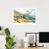 Aviation Art Poster "Dewoitine D.520" (Heimbüro)