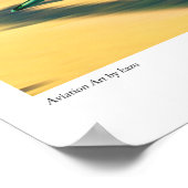 Aviation Art Poster "Dewoitine D.520" (Ecke)