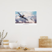 Aviation Art Poster "Douglas TBD Devaator" (Küche)