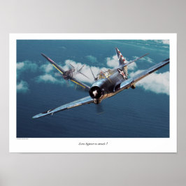 Aviation Art Poster "Douglas TBD Devaator"