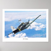 Aviation Art Poster "F6F Hellcat" (Vorne)