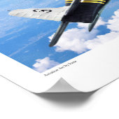 Aviation Art Poster "F6F Hellcat" (Ecke)