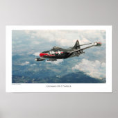 Aviation Art Poster "F9F Panther" (Vorne)