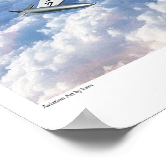 Aviation Art Poster "F-104 Starfighter" (Ecke)