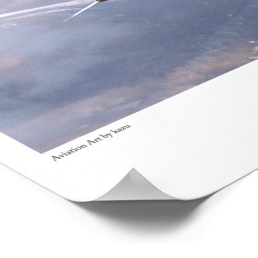 Aviation Art Poster "F-104 Starfighter" (Ecke)