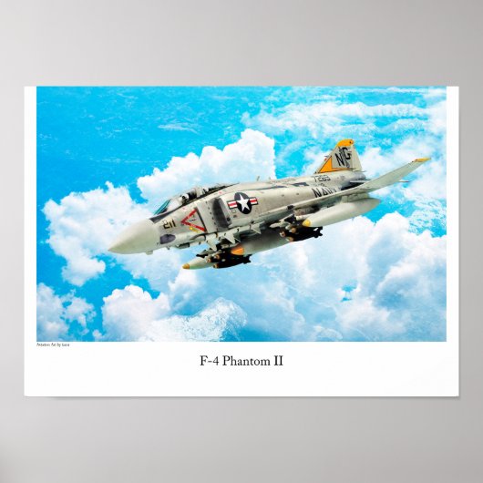 Aviation Art Poster "F-4 Phantom II" (Vorne)
