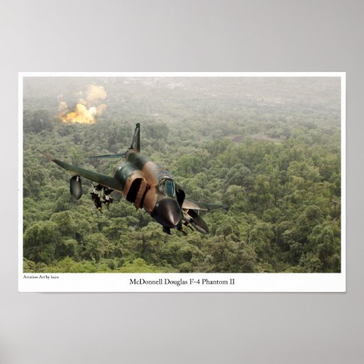 Aviation Art Poster "F-4 Phantom II" (Vorne)