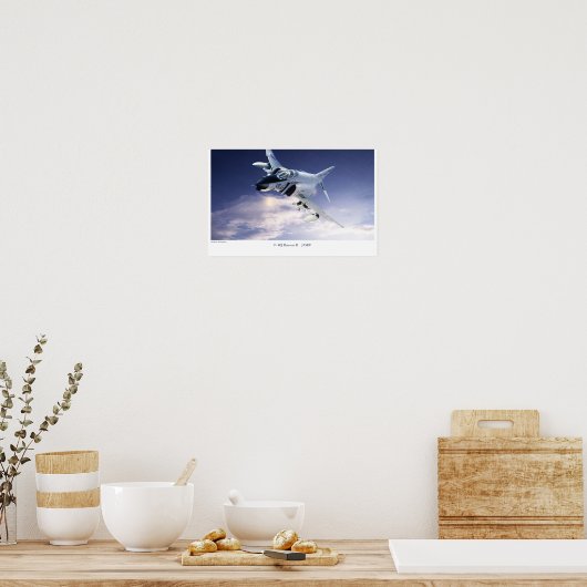 Aviation Art Poster "F-4 Phantom II JASDF" (Küche)