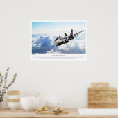 Aviation Art Poster "F/A-18F Super Hornet " (Küche)