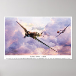 Aviation Art Poster "Focke-Wulf Ta 152 "