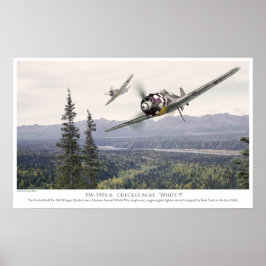 Aviation Art Poster "Fw190"