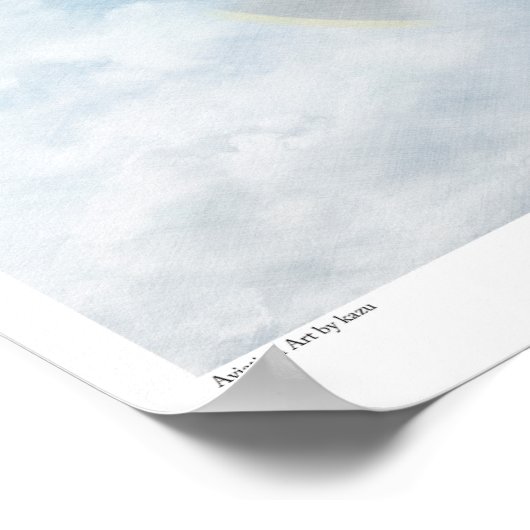 Aviation Art Poster "Grumman F6F Hellcat" (Ecke)