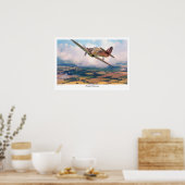 Aviation Art Poster "Hawker Hurricane" (Küche)