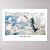 Aviation Art Poster "Kawasaki Ki-61 Hien" (Vorne)