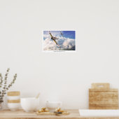 Aviation Art Poster " ‪ Ki-43 Hayabusa"Oscar" (Küche)