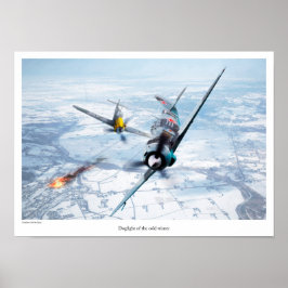 Aviation Art Poster "Lavochkin La-5"