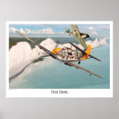 Aviation Art Poster "Messerschmitt Bf 109" (Vorne)