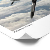 Aviation Art Poster "Messerschmitt Bf 109" (Ecke)