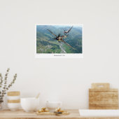 Aviation Art Poster "Messerschmitt Bf 109" (Küche)