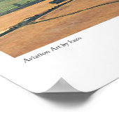 Aviation Art Poster "Messerschmitt Bf 109E" (Ecke)