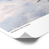 Aviation Art Poster "Messerschmitt Me 262" (Ecke)