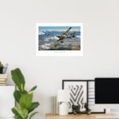 Aviation Art Poster "Messerschmitt Me 262" (Heimbüro)