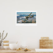 Aviation Art Poster "Messerschmitt Me 262" (Küche)