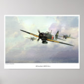 Aviation Art Poster " Mitsubishi A6M Zero " (Vorne)